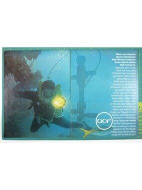 Print Ad ACF Industries Underwater Oil Christmas Tree Valves Texas Gulf Coast